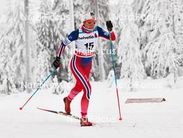 30.11.2014, Ruka, Finland (FIN): Marthe Kristoffersen (NOR) - FIS world cup cross-country, 10km women, Ruka (FIN). www.nordicfocus.com. © Felgenhauer/NordicFocus. Every downloaded picture is fee-liable.