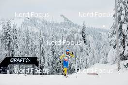 30.11.2014, Ruka, Finland (FIN): Maryna Antsybor (UKR),  with ski jumping hill in the background - FIS world cup cross-country, 10km women, Ruka (FIN). www.nordicfocus.com. © Felgenhauer/NordicFocus. Every downloaded picture is fee-liable.