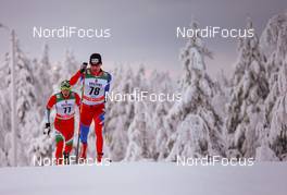 30.11.2014, Ruka, Finland (FIN): Lukas Bauer (CZE), Fischer, Leki, Alpina, Rottefella, Swix, Toko - FIS world cup cross-country, 15km men, Ruka (FIN). www.nordicfocus.com. © Laiho/NordicFocus. Every downloaded picture is fee-liable.