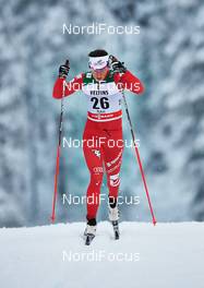 29.11.2014, Ruka, Finland (FIN): Greta Laurent (ITA) - FIS world cup cross-country, individual sprint, Ruka (FIN). www.nordicfocus.com. © Felgenhauer/NordicFocus. Every downloaded picture is fee-liable.
