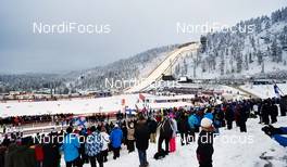 29.11.2014, Ruka, Finland (FIN):  spectators in the Ruks ski stadium - FIS world cup cross-country, individual sprint, Ruka (FIN). www.nordicfocus.com. © Felgenhauer/NordicFocus. Every downloaded picture is fee-liable.