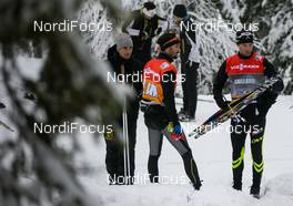 28.11.2014, Ruka, Finland (FIN): Jean Marc Gaillard (FRA), Salomon, Swix, One Way and Salomon service crew - FIS world cup cross-country, training, Ruka (FIN). www.nordicfocus.com. © Laiho/NordicFocus. Every downloaded picture is fee-liable.