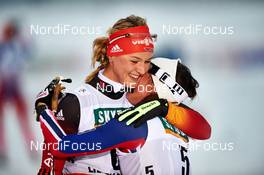 05.12.2014, Lillehammer, Norway (NOR): Denise Herrmann (GER), Heidi Weng (NOR), (l-r)  - FIS world cup cross-country, individual sprint, Lillehammer (NOR). www.nordicfocus.com. © Felgenhauer/NordicFocus. Every downloaded picture is fee-liable.