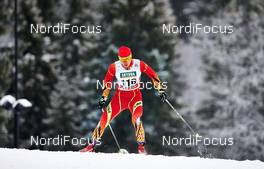 05.12.2014, Lillehammer, Norway (NOR): Jincai Shang (CHN) - FIS world cup cross-country, individual sprint, Lillehammer (NOR). www.nordicfocus.com. © Felgenhauer/NordicFocus. Every downloaded picture is fee-liable.
