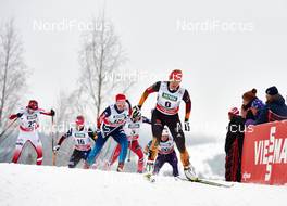 05.12.2014, Lillehammer, Norway (NOR): Anastasia Dotsenko (RUS), Denise Herrmann (GER), (l-r)  - FIS world cup cross-country, individual sprint, Lillehammer (NOR). www.nordicfocus.com. © Felgenhauer/NordicFocus. Every downloaded picture is fee-liable.