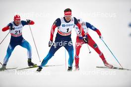 05.12.2014, Lillehammer, Norway (NOR): Andrey Larkov (RUS), Sergey Ustiugov (RUS), (l-r)  - FIS world cup cross-country, individual sprint, Lillehammer (NOR). www.nordicfocus.com. © Felgenhauer/NordicFocus. Every downloaded picture is fee-liable.