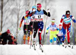 07.12.2014, Lillehammer, Norway (NOR): Sadie Bjornsen (USA), Petra Novakova (CZE), (l-r)  - FIS world cup cross-country, pursuit women, Lillehammer (NOR). www.nordicfocus.com. © Felgenhauer/NordicFocus. Every downloaded picture is fee-liable.