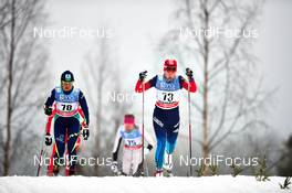 07.12.2014, Lillehammer, Norway (NOR): Yelena Kolomina (KAZ), Anna Nechaevskaya (RUS), (l-r)  - FIS world cup cross-country, pursuit women, Lillehammer (NOR). www.nordicfocus.com. © Felgenhauer/NordicFocus. Every downloaded picture is fee-liable.