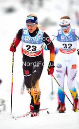 07.12.2014, Lillehammer, Norway (NOR): Claudia Nystad (GER), Stina Nilsson (SWE), (l-r)  - FIS world cup cross-country, pursuit women, Lillehammer (NOR). www.nordicfocus.com. © Felgenhauer/NordicFocus. Every downloaded picture is fee-liable.