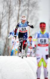 07.12.2014, Lillehammer, Norway (NOR): Kikkan Randall (USA) - FIS world cup cross-country, pursuit women, Lillehammer (NOR). www.nordicfocus.com. © Felgenhauer/NordicFocus. Every downloaded picture is fee-liable.