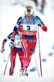 07.12.2014, Lillehammer, Norway (NOR): Therese Johaug (NOR) - FIS world cup cross-country, pursuit women, Lillehammer (NOR). www.nordicfocus.com. © Felgenhauer/NordicFocus. Every downloaded picture is fee-liable.