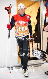 05.12.2014, Lillehammer, Norway (NOR): british service team on the way to the track with Salomon skis - FIS world cup cross-country, training, Lillehammer (NOR). www.nordicfocus.com. © Felgenhauer/NordicFocus. Every downloaded picture is fee-liable.