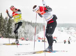 05.12.2014, Lillehammer, Norway (NOR): Andrew Musgrave (GBR), testing skis before the race - FIS world cup cross-country, training, Lillehammer (NOR). www.nordicfocus.com. © Felgenhauer/NordicFocus. Every downloaded picture is fee-liable.