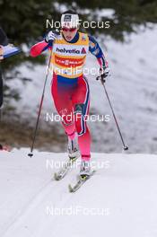 13.12.2014, Davos, Switzerland (SUI): Marit Bjoergen (NOR) - FIS world cup cross-country, 10km women, Davos (SUI). www.nordicfocus.com. © Rauschendorfer/NordicFocus. Every downloaded picture is fee-liable.