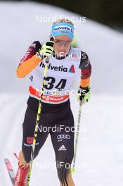 13.12.2014, Davos, Switzerland (SUI): Nicole Fessel (GER)  - FIS world cup cross-country, 10km women, Davos (SUI). www.nordicfocus.com. © Rauschendorfer/NordicFocus. Every downloaded picture is fee-liable.