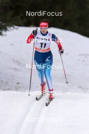 13.12.2014, Davos, Switzerland (SUI): Natalia Korosteleva (RUS) - FIS world cup cross-country, 10km women, Davos (SUI). www.nordicfocus.com. © Rauschendorfer/NordicFocus. Every downloaded picture is fee-liable.