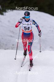 13.12.2014, Davos, Switzerland (SUI): Heidi Weng (NOR) - FIS world cup cross-country, 10km women, Davos (SUI). www.nordicfocus.com. © Rauschendorfer/NordicFocus. Every downloaded picture is fee-liable.