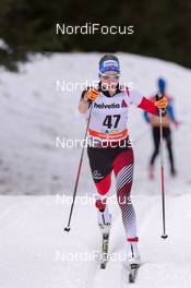 13.12.2014, Davos, Switzerland (SUI):  Teresa Stadlober (AUT) - FIS world cup cross-country, 10km women, Davos (SUI). www.nordicfocus.com. © Rauschendorfer/NordicFocus. Every downloaded picture is fee-liable.