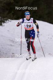 13.12.2014, Davos, Switzerland (SUI): Sadie Bjornsen (USA) - FIS world cup cross-country, 10km women, Davos (SUI). www.nordicfocus.com. © Rauschendorfer/NordicFocus. Every downloaded picture is fee-liable.