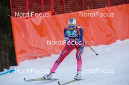 13.12.2014, Davos, Switzerland (SUI): Therese Johaug (NOR) - FIS world cup cross-country, 10km women, Davos (SUI). www.nordicfocus.com. © Rauschendorfer/NordicFocus. Every downloaded picture is fee-liable.