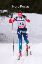 13.12.2014, Davos, Switzerland (SUI):  Olga Kuziukova (RUS) - FIS world cup cross-country, 10km women, Davos (SUI). www.nordicfocus.com. © Rauschendorfer/NordicFocus. Every downloaded picture is fee-liable.