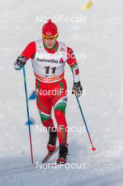 13.12.2014, Davos, Switzerland (SUI): Michael Semenov (BLR) - FIS world cup cross-country, 15km men, Davos (SUI). www.nordicfocus.com. © Rauschendorfer/NordicFocus. Every downloaded picture is fee-liable.