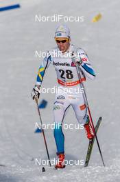 13.12.2014, Davos, Switzerland (SUI): Marcus Hellner (SWE) - FIS world cup cross-country, 15km men, Davos (SUI). www.nordicfocus.com. © Rauschendorfer/NordicFocus. Every downloaded picture is fee-liable.