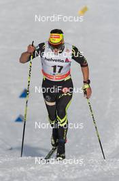 13.12.2014, Davos, Switzerland (SUI):  Adrien Backscheider (FRA) - FIS world cup cross-country, 15km men, Davos (SUI). www.nordicfocus.com. © Rauschendorfer/NordicFocus. Every downloaded picture is fee-liable.