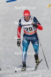 13.12.2014, Davos, Switzerland (SUI):  Vladislav Skobelev (RUS) - FIS world cup cross-country, 15km men, Davos (SUI). www.nordicfocus.com. © Rauschendorfer/NordicFocus. Every downloaded picture is fee-liable.