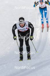 13.12.2014, Davos, Switzerland (SUI): Dario Cologna (SUI) - FIS world cup cross-country, 15km men, Davos (SUI). www.nordicfocus.com. © Rauschendorfer/NordicFocus. Every downloaded picture is fee-liable.