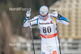 13.12.2014, Davos, Switzerland (SUI): Calle Halfvarsson (SWE)  - FIS world cup cross-country, 15km men, Davos (SUI). www.nordicfocus.com. © Rauschendorfer/NordicFocus. Every downloaded picture is fee-liable.