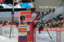 13.12.2014, Davos, Switzerland (SUI): Martin Johnsrud Sundby (NOR) - FIS world cup cross-country, 15km men, Davos (SUI). www.nordicfocus.com. © Rauschendorfer/NordicFocus. Every downloaded picture is fee-liable.