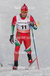 13.12.2014, Davos, Switzerland (SUI): Michael Semenov (BLR) - FIS world cup cross-country, 15km men, Davos (SUI). www.nordicfocus.com. © Rauschendorfer/NordicFocus. Every downloaded picture is fee-liable.