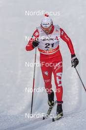 13.12.2014, Davos, Switzerland (SUI): Roland Clara (ITA) - FIS world cup cross-country, 15km men, Davos (SUI). www.nordicfocus.com. © Rauschendorfer/NordicFocus. Every downloaded picture is fee-liable.