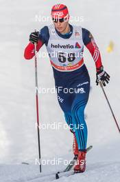 13.12.2014, Davos, Switzerland (SUI): Evgeniy Belov (RUS) - FIS world cup cross-country, 15km men, Davos (SUI). www.nordicfocus.com. © Rauschendorfer/NordicFocus. Every downloaded picture is fee-liable.