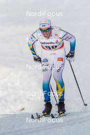 13.12.2014, Davos, Switzerland (SUI): Calle Halfvarsson (SWE) - FIS world cup cross-country, 15km men, Davos (SUI). www.nordicfocus.com. © Rauschendorfer/NordicFocus. Every downloaded picture is fee-liable.