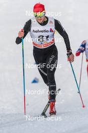 13.12.2014, Davos, Switzerland (SUI): Ueli Schnider (SUI) - FIS world cup cross-country, 15km men, Davos (SUI). www.nordicfocus.com. © Rauschendorfer/NordicFocus. Every downloaded picture is fee-liable.