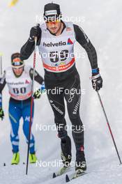 13.12.2014, Davos, Switzerland (SUI):  Corsin Hösli (SUI) - FIS world cup cross-country, 15km men, Davos (SUI). www.nordicfocus.com. © Rauschendorfer/NordicFocus. Every downloaded picture is fee-liable.
