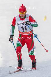 13.12.2014, Davos, Switzerland (SUI):  Michael Semenov (BLR) - FIS world cup cross-country, 15km men, Davos (SUI). www.nordicfocus.com. © Rauschendorfer/NordicFocus. Every downloaded picture is fee-liable.