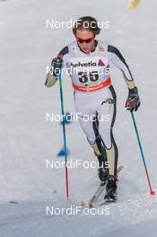 13.12.2014, Davos, Switzerland (SUI): Arnaud Du Pasquier (SUI) - FIS world cup cross-country, 15km men, Davos (SUI). www.nordicfocus.com. © Rauschendorfer/NordicFocus. Every downloaded picture is fee-liable.