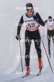 13.12.2014, Davos, Switzerland (SUI): Linard Kindschi (SUI) - FIS world cup cross-country, 15km men, Davos (SUI). www.nordicfocus.com. © Rauschendorfer/NordicFocus. Every downloaded picture is fee-liable.