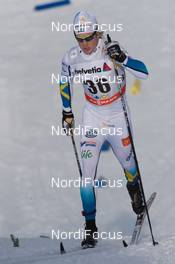 13.12.2014, Davos, Switzerland (SUI):  Lars Nelson (SWE) - FIS world cup cross-country, 15km men, Davos (SUI). www.nordicfocus.com. © Rauschendorfer/NordicFocus. Every downloaded picture is fee-liable.