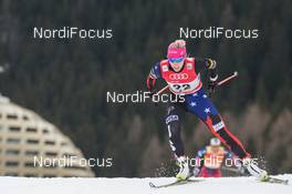 14.12.2014, Davos, Switzerland (SUI): Kikkan Randall (USA) - FIS world cup cross-country, individual sprint, Davos (SUI). www.nordicfocus.com. © Rauschendorfer/NordicFocus. Every downloaded picture is fee-liable.