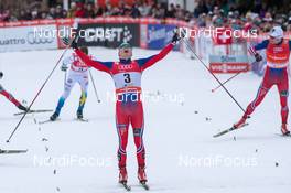 14.12.2014, Davos, Switzerland (SUI): Finn Haagen Krogh (NOR), Erik Brandsdal (NOR) (l-r) - FIS world cup cross-country, individual sprint, Davos (SUI). www.nordicfocus.com. © Rauschendorfer/NordicFocus. Every downloaded picture is fee-liable.