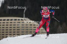 14.12.2014, Davos, Switzerland (SUI): Invild Flugstad Oestberg (NOR) - FIS world cup cross-country, individual sprint, Davos (SUI). www.nordicfocus.com. © Rauschendorfer/NordicFocus. Every downloaded picture is fee-liable.
