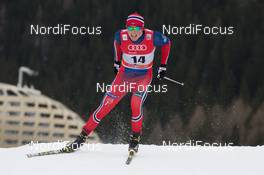 14.12.2014, Davos, Switzerland (SUI): Emil Iversen (NOR)  - FIS world cup cross-country, individual sprint, Davos (SUI). www.nordicfocus.com. © Rauschendorfer/NordicFocus. Every downloaded picture is fee-liable.