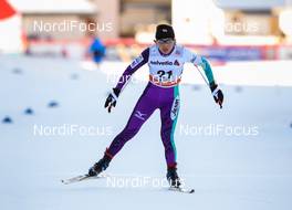 20.12.2014, Davos, Switzerland (SUI): Masako Ishida (JPN), Salomon, Exel - FIS world cup cross-country, 10km women, Davos (SUI). www.nordicfocus.com. © Laiho/NordicFocus. Every downloaded picture is fee-liable.