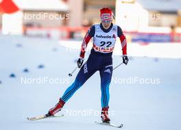 20.12.2014, Davos, Switzerland (SUI): Anastasia Dotsenko (RUS), Fischer, Swix, Alpina, Rottefella, Adidas - FIS world cup cross-country, 10km women, Davos (SUI). www.nordicfocus.com. © Laiho/NordicFocus. Every downloaded picture is fee-liable.