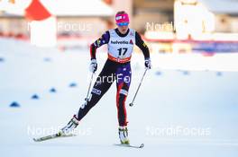 20.12.2014, Davos, Switzerland (SUI): Sadie Bjoernsen (USA), Fischer, Swix, Rottefella - FIS world cup cross-country, 10km women, Davos (SUI). www.nordicfocus.com. © Laiho/NordicFocus. Every downloaded picture is fee-liable.