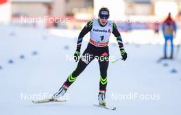 20.12.2014, Davos, Switzerland (SUI): Coraline Thomas Hugue (FRA), Fischer, One Way, Rottefella - FIS world cup cross-country, 10km women, Davos (SUI). www.nordicfocus.com. © Laiho/NordicFocus. Every downloaded picture is fee-liable.
